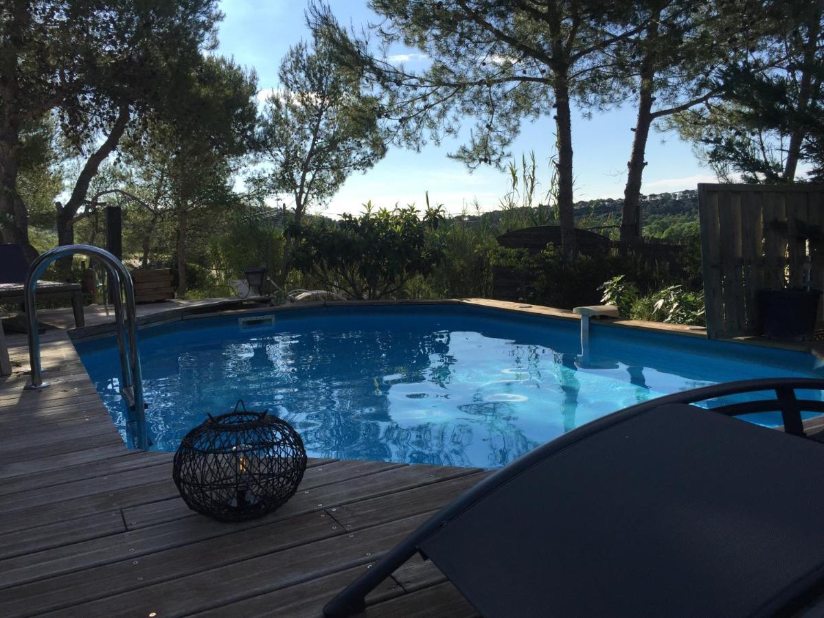 Villa En Bordure De Colline*Piscine*Clim*Netflix Les Matelles Екстер'єр фото